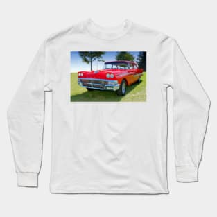 1958 Ford Custom 300 Sedan Long Sleeve T-Shirt